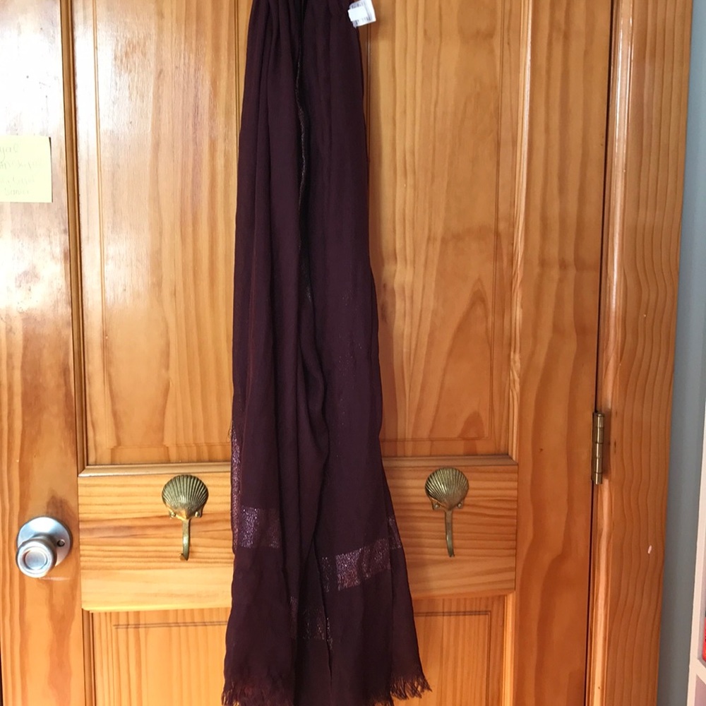 Purple scarf